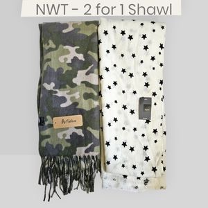 Odiva & Mossimo Shawls - 2 for 1